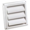 Deflecto Dryer Vent Cover 4" White