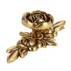 JUXYES Pack of 5 Euro Rose Decorative Cabinet Knobs with