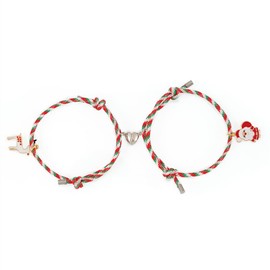 Magnetic Couples Bracelets for Boyfriend and Girlfriend Christmas Gifts Matching Couple Bracelets Couple Gifts for Him and Her Relationship Friendship Bracelets for 2 Best Friends Bff Xmas Gift