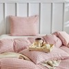 WARMDERN Pink Pillow Covers King Pillow Cases Soft Microfiber Pillow