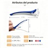 Set de 6 Piezas Pinzas para Cabello,Clips de Pico para