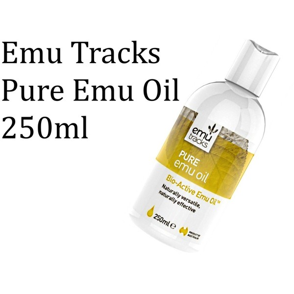 AUSTRALIA EMU TRACKS Pure Emu Oil 250ml Relief from joint pain * muscular aches