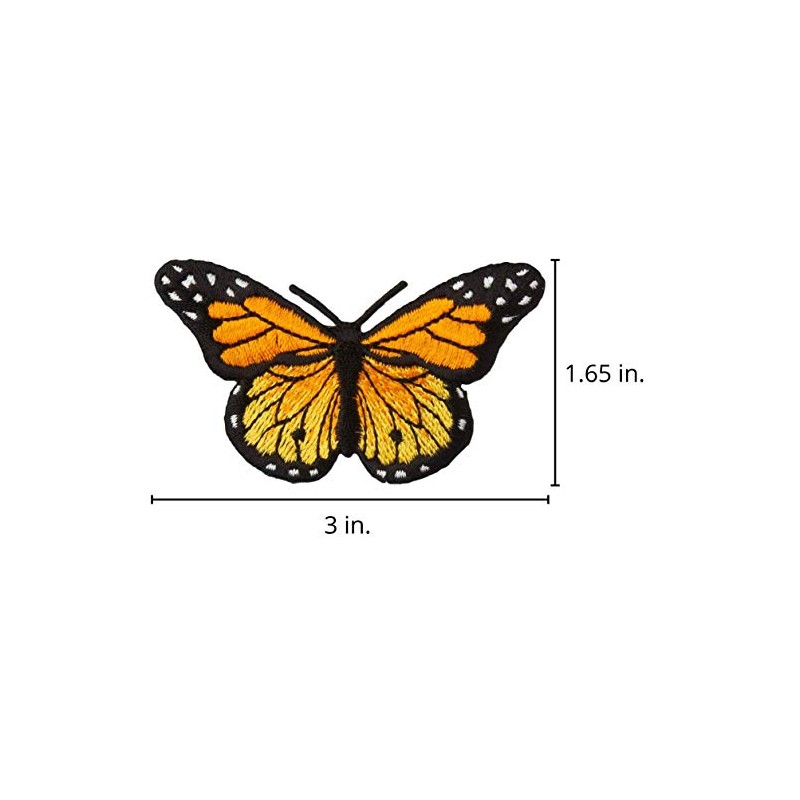Patch Club Migratory Butterfly Iron-On Hand Sewn Patch