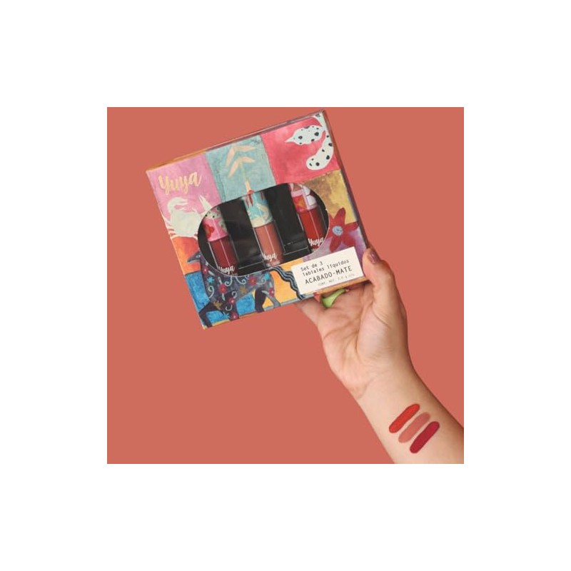 Yuya - Set de labiales indelebles larga duracion - acabado