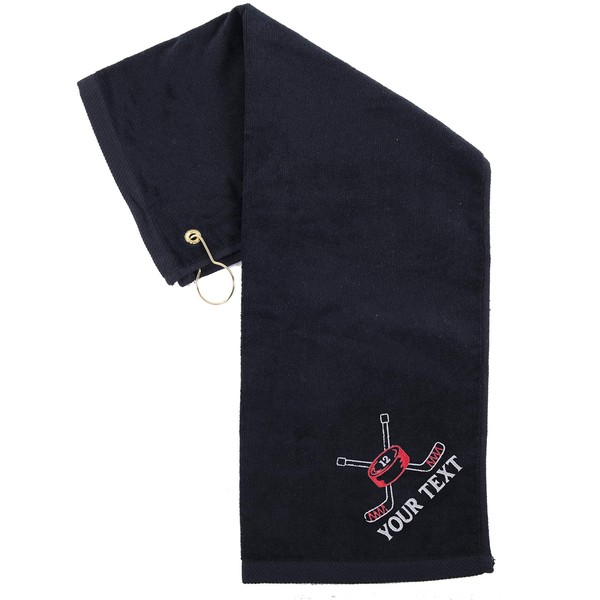 Mato & Hash Custom Embroidered Hockey Towels, Personalized Rally Towels,