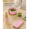 ZENS Matcha Set Pink, Japanese Matcha Tea Ceremony Kit, 5pcs