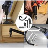 Rierousy 14 pieces 105° angle screwdriver attachment adapter, angle attachment