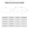 SAJOO 3 Packs Iridescent Plastic Tablecloths 54 x 108 Inch