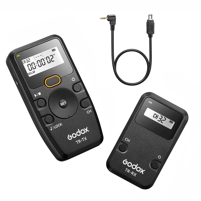 Godox TR Series 2.4G Wireless Timer Remote Control Camera Shutter