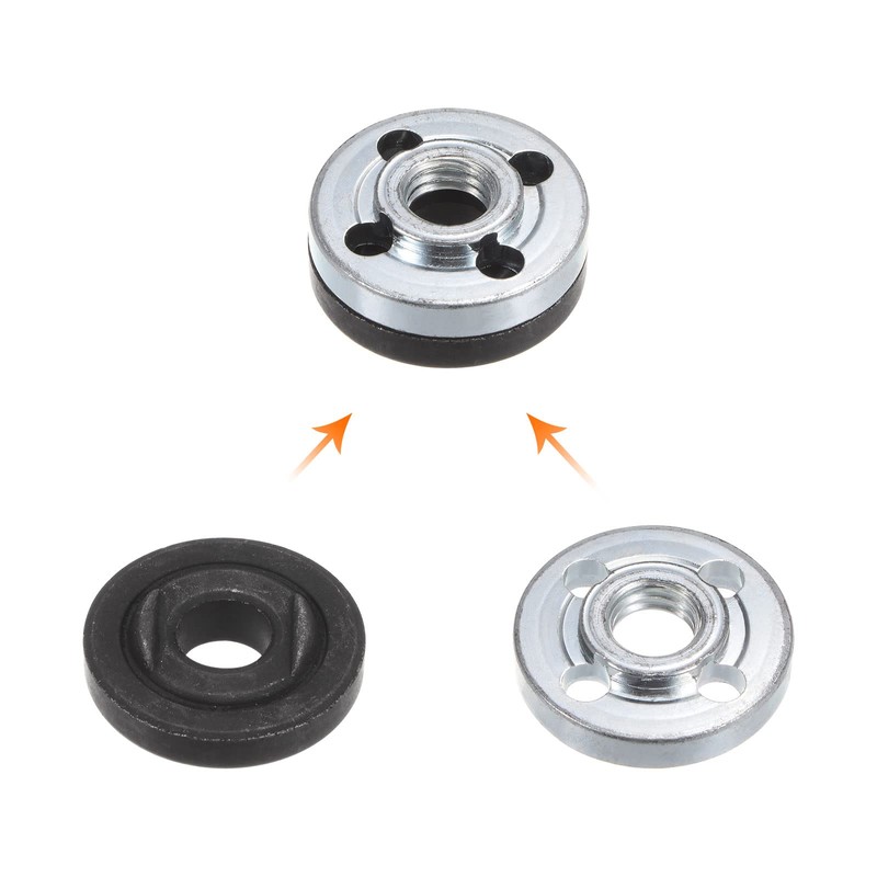 HARFINGTON Rotary Tool Flange Lock Nut Set M10 x 30mm