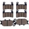 Cyleto Front and Rear Brake Pads for Hond-a CBR 900