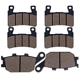 Cyleto Front and Rear Brake Pads for Hond-a CBR 900 RR Fireblade 1998-2003 CBR954RR 2002-2003 CBR 600 RR 2003-2004