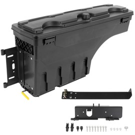 ROADFAR Left Driver Side Truck Bed Storage Box | Replacement For Ford For F-150 1997-2014 Password Truck Bed Tool Box