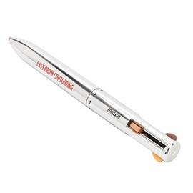 Naroote Contorno de Cejas 4 en 1, Lápiz de Contorno de Cejas Corrector de Larga Duración a Prueba de Manchas de 4 Colores para Maquillaje de Ojos (2 medio)