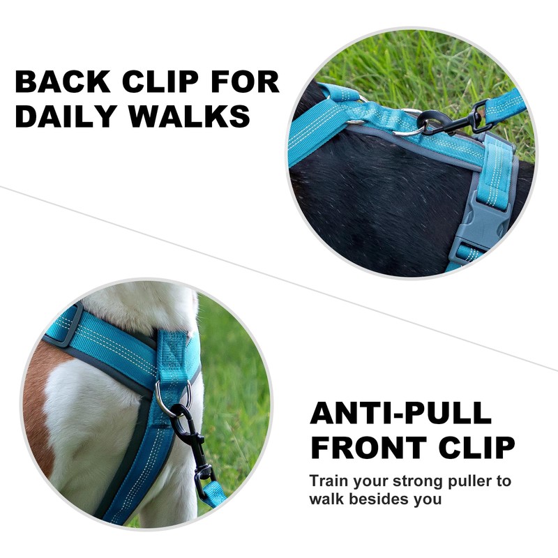 Plutus Pet No Pull Dog Harness, Adjustable Nylon Harness with