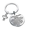 Lywjyb Birdgot Religious Keychain Thank You Gift for Sponsor Confirmation
