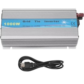 1000W Grid Tie Inverter, 20-50V DC to 90V-140V AC Output MPPT Pure Sine Wave Inverter, 48-62Hz, for 36V Solar Panel and 36V Battery