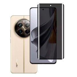 Mica Curva Ceramica Mate De Privacidad Para Realme 12 Pro Plus Mica de pantalla Irrompible Anti espía