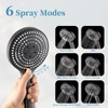 OFFO Shower Head and PVC Hose 1.5m, 6 Modes Handheld