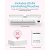 Laminator Machine with 40 Pack Letter Size Laminating Pouches (8.5"