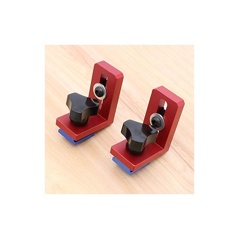 2pcs Miter Track Stop T-track Sliding Brackets For T-Slot T-Track