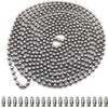 Beaded Pull Chain Extension, BetterJonny 4.5mm Diameter Stainless Steel Roller