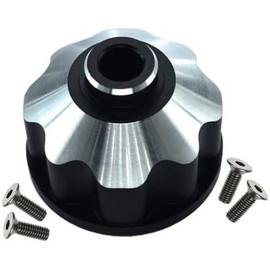 Raidenracing Aluminum Alloy Front / Center / Rear Diff Case 8981 Differential Gear Carrier for Traxxas 1/10 V1 V2 New Old MAXX WideMaxx 89076-4 89086-4 - Black