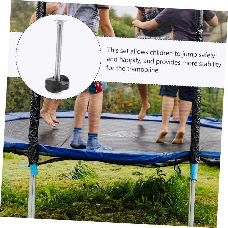 Kisangel Trampoline Parts Kit 10 Sets High-Class Design Screws Fixed