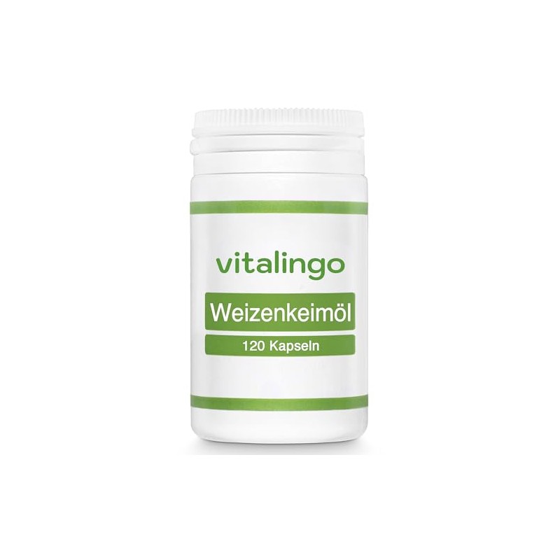Vitalingo Wheat Germ Oil Capsules - High Dose - 120