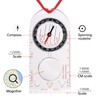 Compass Hiking Navigational Compass Orientation Compass, Base Plate Compass, Portable