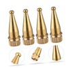 KICHOUSE Copper Feet for Speakers 8pcs Speaker Spike Feet Pad