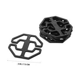 GLEAVI 30pcs Seat Cover Plum Plate Plastic Automotive Seat Cover Locking Clip Replacement Card Fixed Fastener Buckle Accessories Black