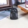 KYEYGWO Black Obsidian Egyptian Pharaoh King TUT Statue Tutankhamun Bust