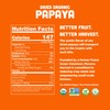 Mavuno Harvest Papaya Dried Fruit Snacks | Organic Dried Papaya