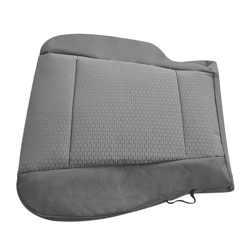 UINIEBOOM Passenger Bottom Cloth Seat Cover, Replacement Gray Passenger Side