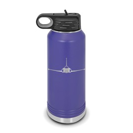 RDW F-20 Tigershark Water Bottle 32 oz - Laser Engraved w/Flip Top Removable Straw - Polar Camel - Stainless Steel - Vacuum Insulated - Double Walled - Drinkware Bottles - f-5g Light Fighter - Purple