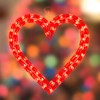 LAMPHOME 50L Valentine Lights Heart