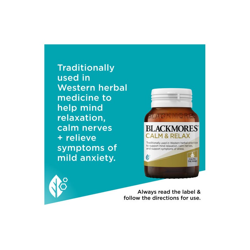 Blackmores Calm & Relax 60 Tablets