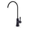 EKRTE Matte Black Drinking Water Faucet for Kitchen Sink, Brass