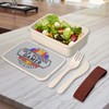 Fabulous Lunch Box - Lunch Box with Cutlery Grey -