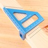 KETIPED 3D Multi-Angle Measuring Ruler,45/90 Degree Aluminum Alloy Woodworking Square