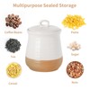 Hasense Ceramic Food Storage Container, Porcelain Kitchen Canisters with Airtight