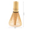 Bamboo Tea Whisk, Reusable Natural Bamboo Green Tea Powder Whisk,