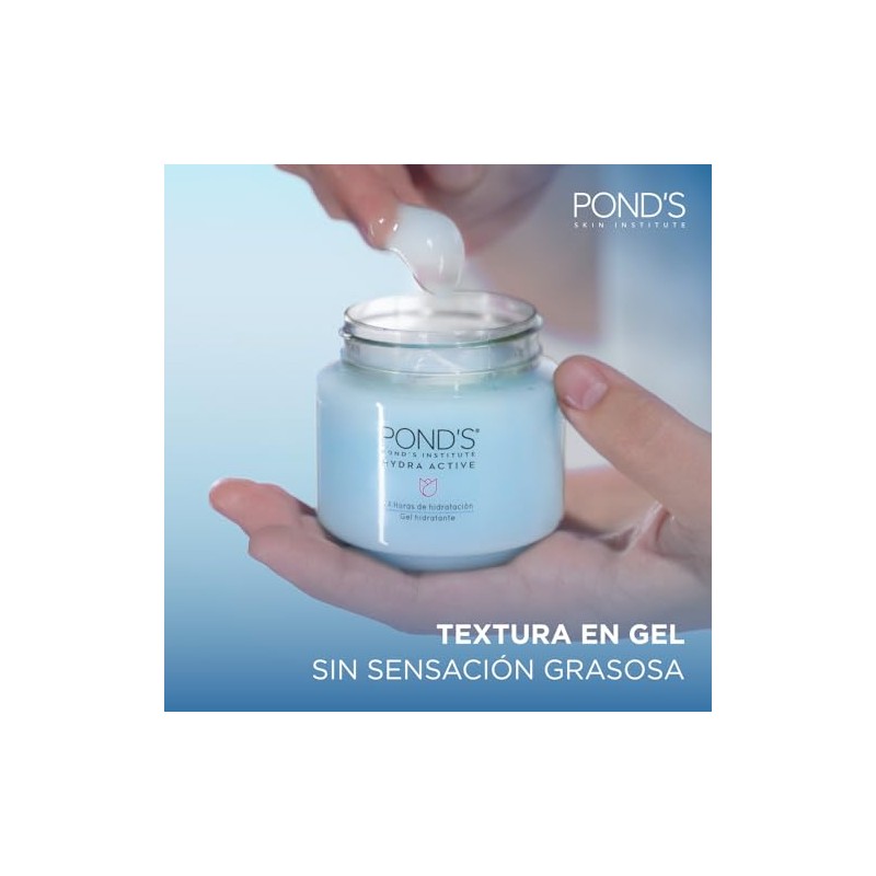 Pond's Hydra Active Gel Hidratante 110 g con ácido hialurónico