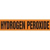 Accuform RPK459SSH Self-Stick "Hydrogen Peroxide" Pipe Marker for 8" to