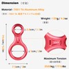 TRIWONDER 35kN Eight Ring Sling Climbing Rock Climbing Rappelling Reducer
