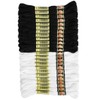 jojofuny 24Pcs Multi Function Embroidery Thread Black White Sewing Supplies