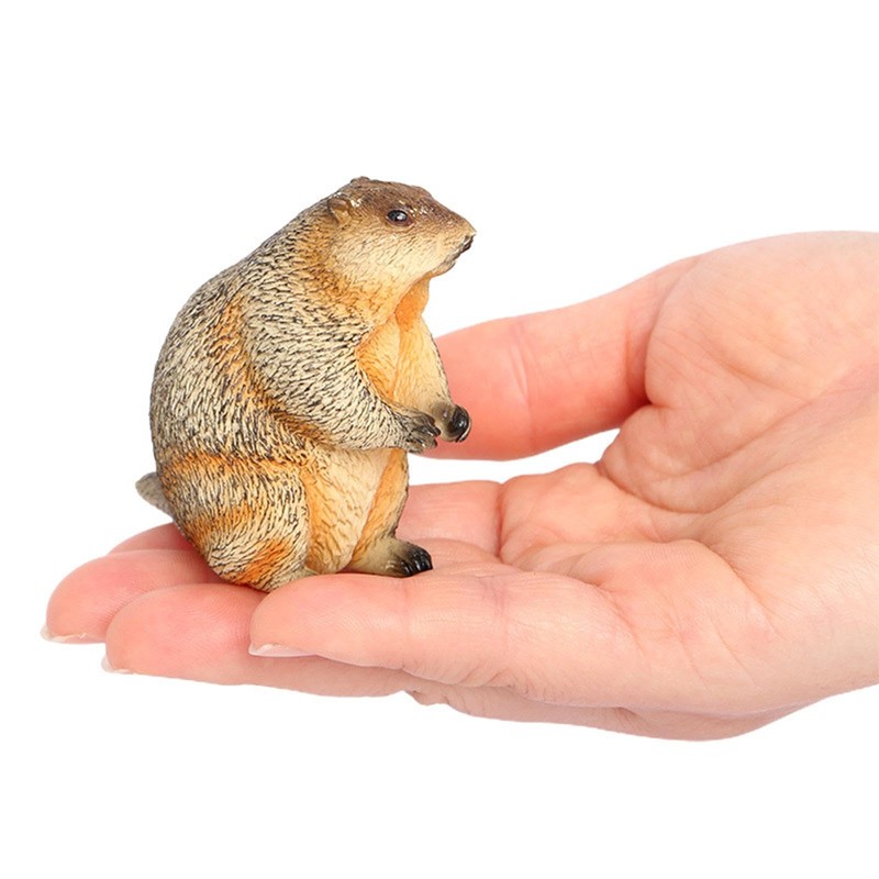 LOVIVER 4x Groundhog Model Figures Groundhog Desktop Ornaments Home Decor