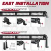 OFFROADTOWN 2 Pack Light Bar Mounting Brackets Side-Mounted Brackets for