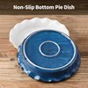 SIDUCAL Ceramic Pie Pan for Baking[10.5 inch],Reusable NonStick Ceramic Pie